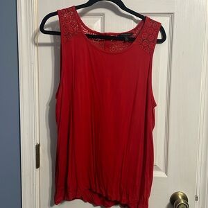Banana Republic XL blouse top red/orange